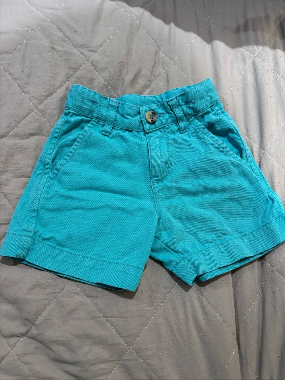 Turquoise boy’s Cotton Shorts Rugged butts